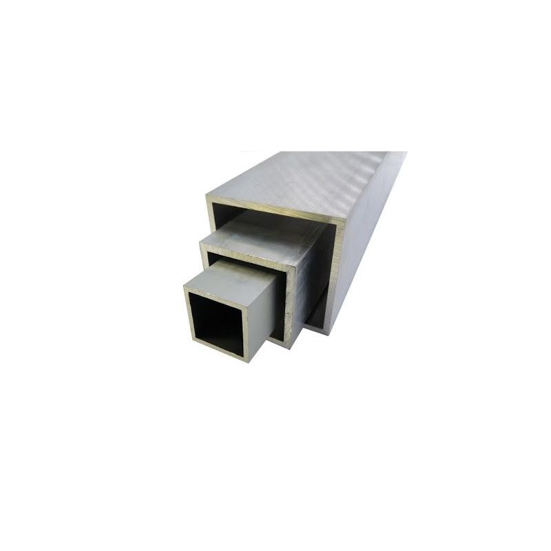 Tubo quadrato in alluminio 20x20x2-100x100x4mm AlMgSi0,5 tubo quadrato 0,2-2 metri Tubo quadrato in alluminio 20x20x2-100x100x4mm AlMgSi0,5 tubo quadrato 0,2-2 metri