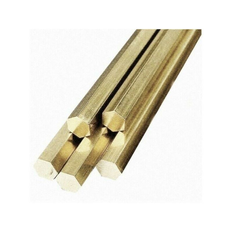 Esagono in ottone Ø5mm-40mm hex 2.0401 CuZn33Pb3 Ms58 materiale solido Esagono in ottone Ø5mm-40mm hex 2.0401 CuZn33Pb3 Ms58 materiale solido