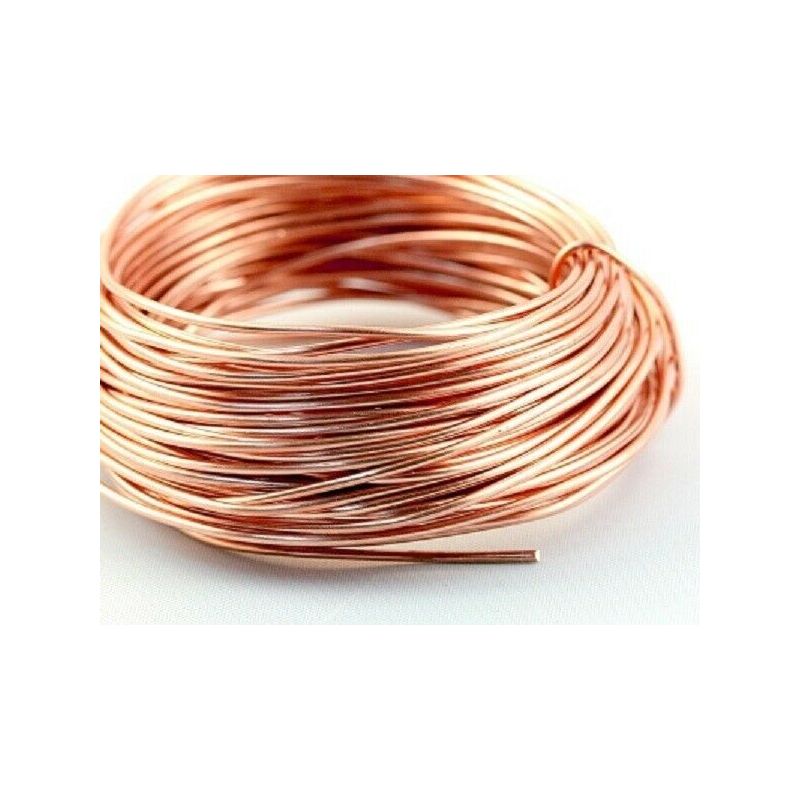 Filo di rame grezzo Ø0,1-5mm senza vernice non rivestito Cu 99 filo artigianale 2-750 metri Filo di rame grezzo Ø0,1-5mm senza vernice non rivestito Cu 99 filo artigianale 2-750 metri