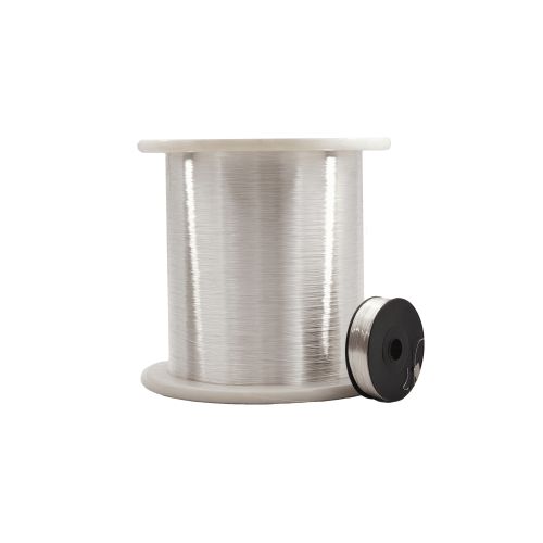 Filo di rame placcato argento Ø0,1-1 mm, filo d’argento con anima in rame, gioielleria, 2-750 metri