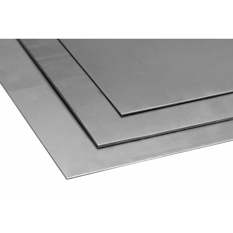 Lamiera in acciaio inox 10-20 mm (Aisi - 304 (V2A) / 1.4301) Piastre Taglio lamiera selezionabile Dimensioni personalizzate