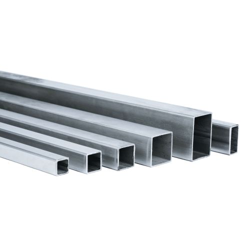 Tubo quadro in acciaio inox 10x10x1mm-60x60x2mm 304 tubo quadrato 2 metri