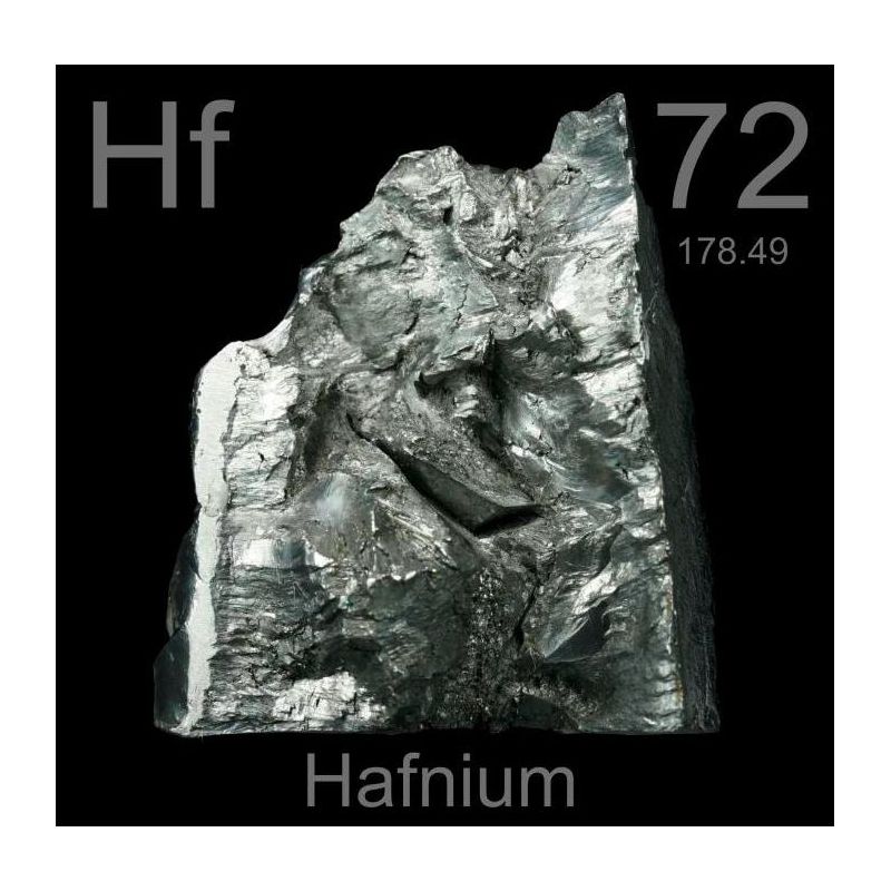 Afnio Purezza 99,9% Metallo Puro Elemento 72 Bar 5gr-5kg Hf Blocchi di Metallo