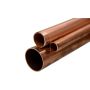 Tubo di rame 3x0,5 mm-54x1,5 mm barra 2,0090 Aisi C11000 riscaldamento acqua potabile 0,1-2 metri, rame