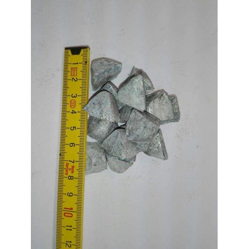 Zinco Zn purezza 99,99% zinco grezzo elemento in metallo puro 30 piramidi 10gr-5kg