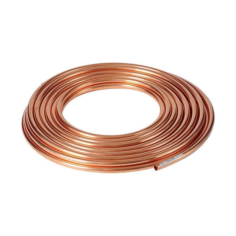 Tubo di rame ricotto morbido 1х0.2mm-3х0.5mm Cu-DHP/CW024A in rotolo 2.1990