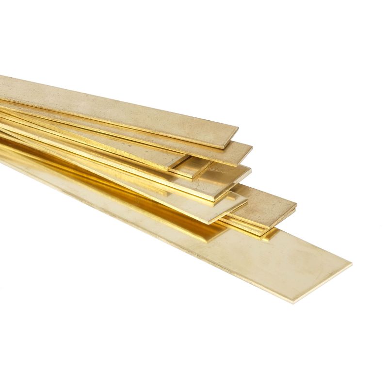 Acquistare strisce di ottone, barra piatta 30x2mm-90x6mm, taglio a strisce