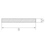Strisce di ottone piatte 30x2mm-90x6mm Taglio strisce