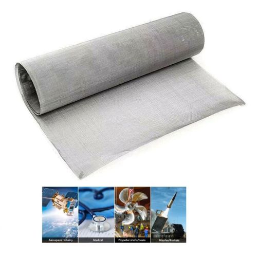 Tessuto in titanio grado 2, rete 5-200 mesh, rete metallica 3.7035 R50400 per filtri, filtrazione