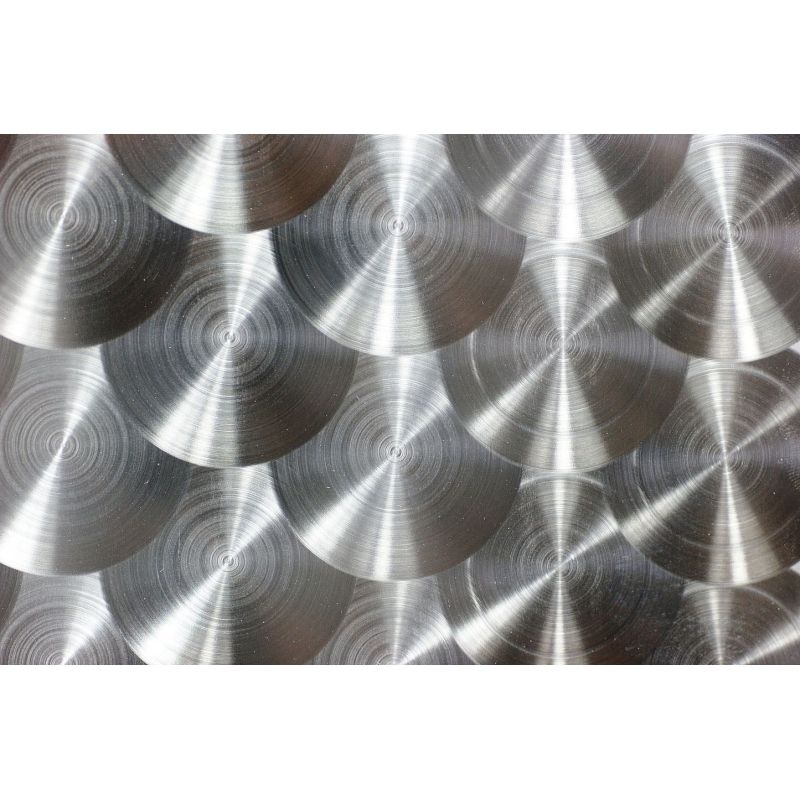 Lamiera di acciaio inox 0,5-1,5 mm tagliata a misura circolare marmorizzata