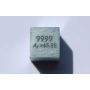Cubo di metallo di zinco Zn 10x10mm lucidato purezza 99,99%