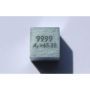 Cubo di zinco metallico Zn 10x10mm lucidato cubo di purezza 99,99%