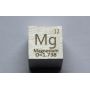 Cubo di Magnesio Mg Metallo 10x10mm lucidato 99,95% purezza