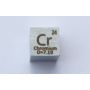 Cromo Cr Cubo di metallo 10x10mm lucidato purezza 99,7% cubo