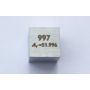 Cromo Cr Cubo di metallo 10x10mm lucidato purezza 99,7% cubo