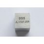 Cubo di metallo Erbio Er 10x10mm lucidato purezza 99,9%