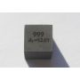 Cubo in metallo lucidato 10x10mm Purezza