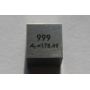 Cubo in metallo lucidato 10x10mm Purezza