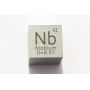 Cubo in metallo lucidato 10x10mm Purezza