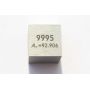 Cubo in metallo lucidato 10x10mm Purezza