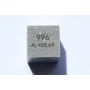 Cubo in metallo lucidato 10x10mm Purezza