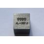 Cubo in metallo lucidato 10x10mm Purezza