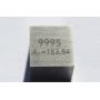 Cubo in metallo lucidato 10x10mm Purezza