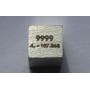 Cubo in metallo lucidato 10x10mm Purezza