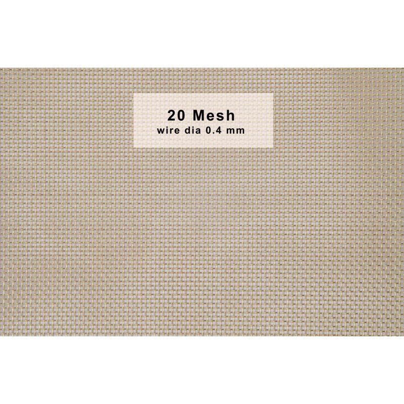 Tessuto in ottone 20-120 maglie larghezza 50mm-300mm CuZn36 CW507L griglia filtro filo