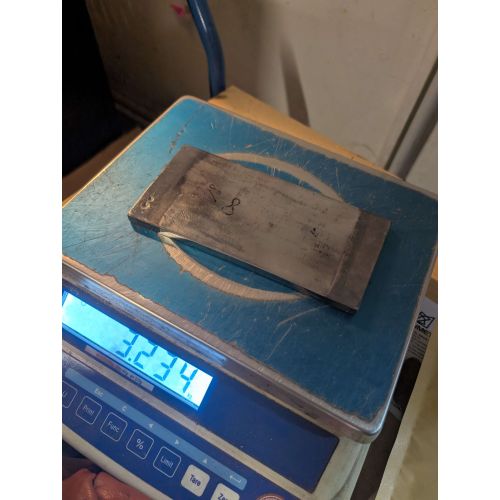 Piastre di renio-tungsteno 3,234 kg di renio al 96%, tungsteno al 3,8%