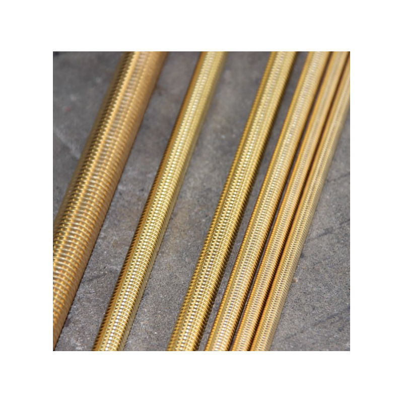Barre filettate in ottone M2-M24 2.0401 0,1-1 metro