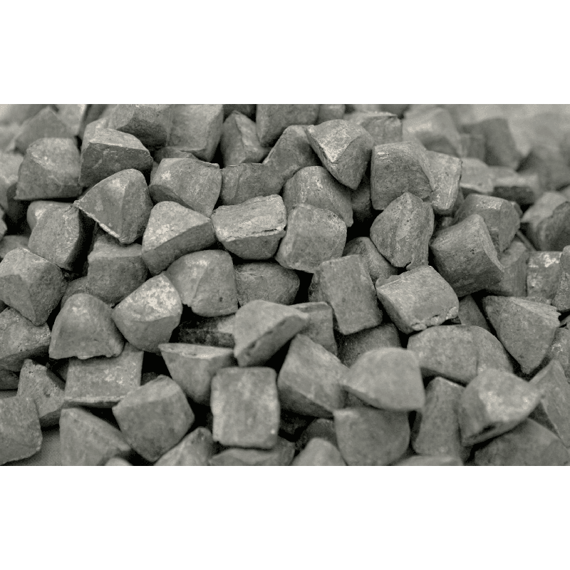 Zinco Zn Purezza 99,99% Grezzo | Elemento Metallico Puro | 30 Piramidi 10gr-5kg | Zinco per Laboratorio, Collezione, Industria